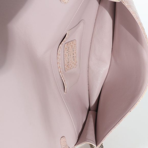 Christian Dior Pink Python Lady Dior Clutch - Picture 8 of 8